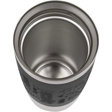 Tefal - Дорожня чашка 360 мл TRAVEL MUG нержавіюча сталь/чорний