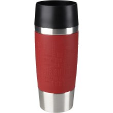 Tefal - Дорожня чашка 360 мл TRAVEL MUG нержавіюча сталь/червоний