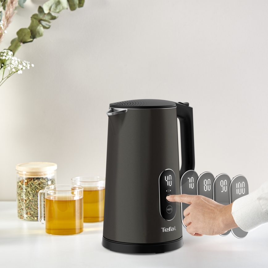 Tefal - Электрический чайник DIGITAL 1,7 л 1800 Вт/230 В