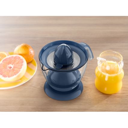 Tefal - Електрична соковижималка для цитрусових MORNING CITRUS PRESS 0,8 л 25 Вт/230 В синя