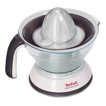 Tefal - Електрична соковижималка для цитрусових VITAPRESS 0,6 л 25W/230V білий/чорний