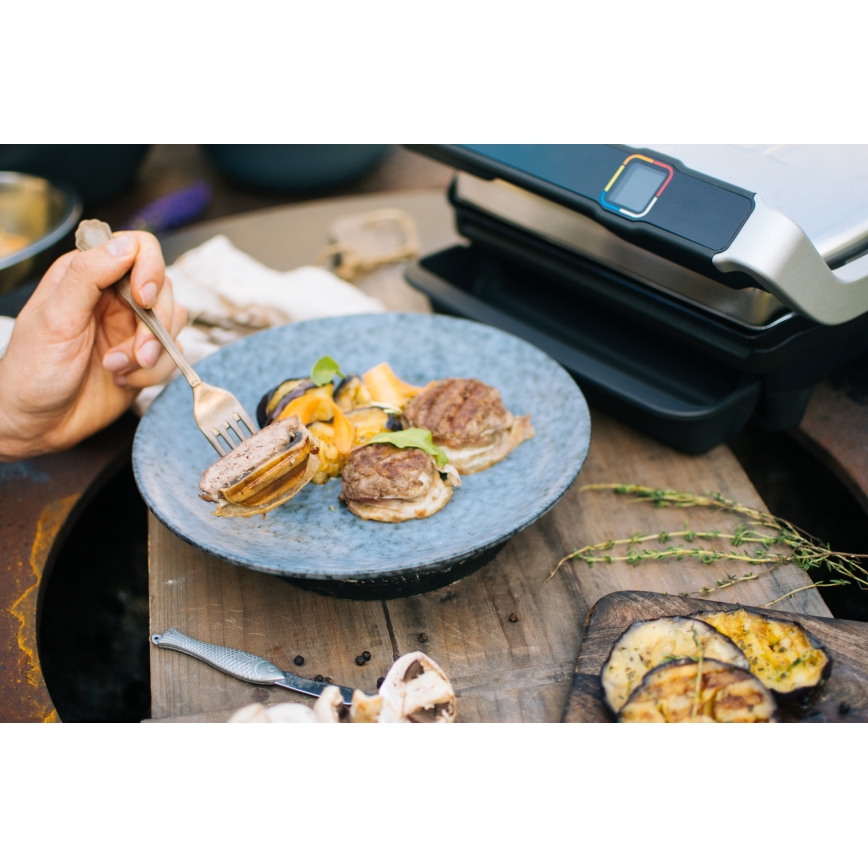 Tefal - Електричний гриль OPTIGRILL ELITE 2000W/230V
