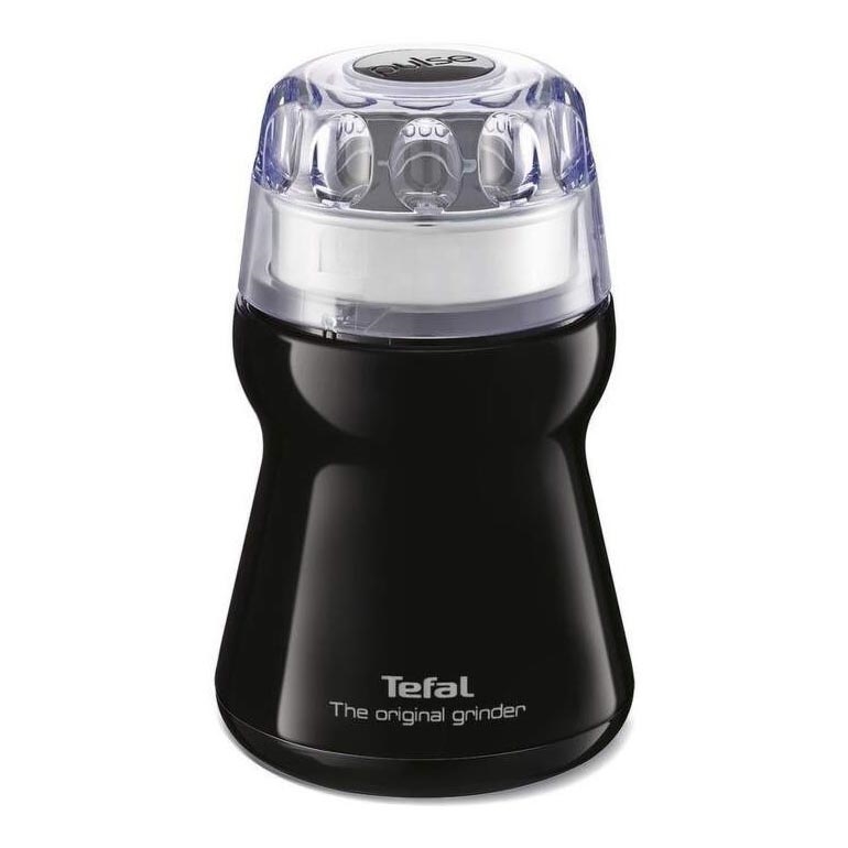 Tefal - Електричний млинок для кави 50г 180W/230V чорний