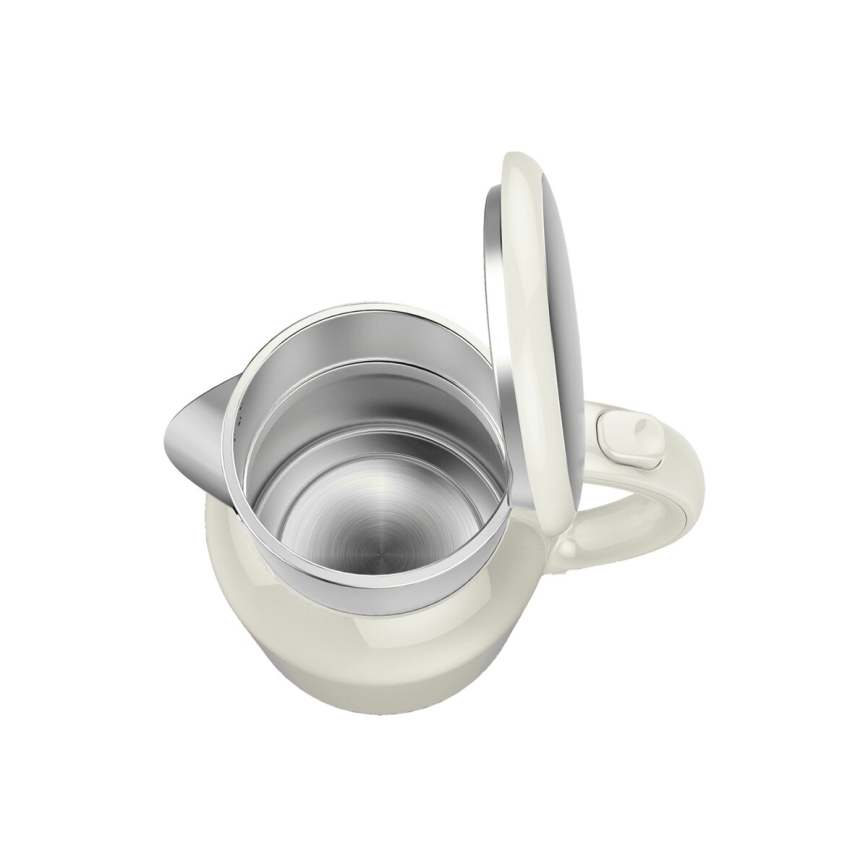 Tefal - Электрочайник THERMO PROTECT XL 1,9 л 1650W/230V нержавеющая сталь/белый