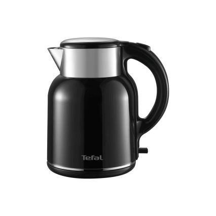 Tefal - Электрочайник THERMO PROTECT XL 1,9 л 1650W/230V нержавеющая сталь/черный