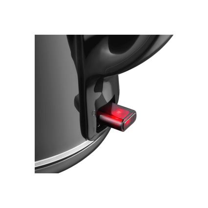 Tefal - Электрочайник THERMO PROTECT XL 1,9 л 1650W/230V нержавеющая сталь/черный
