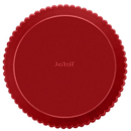 Tefal - Форма для пирога зі знімним дном DELIBAKE 28 см червоний