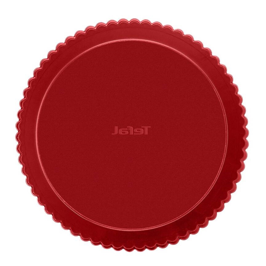 Tefal - Форма для пирога зі знімним дном DELIBAKE 28 см червоний