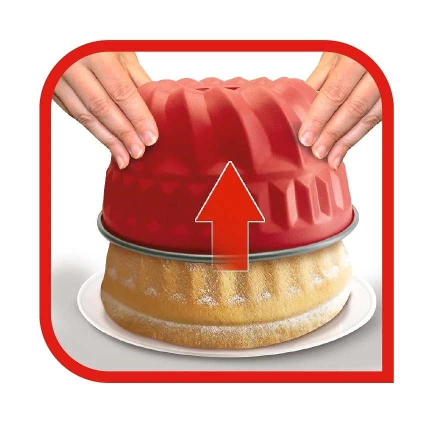 Tefal - Форма для торта DELIBAKE 22 см красный