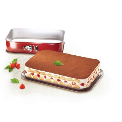 Tefal - Форма розбірна для пирога DELIBAKE 36x24 см червоний