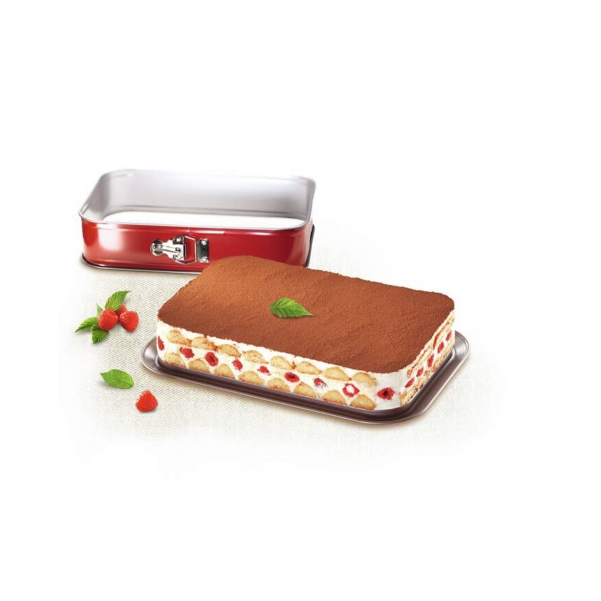 Tefal - Форма розбірна для пирога DELIBAKE 36x24 см червоний