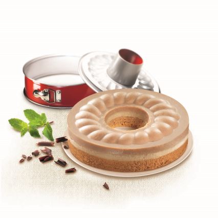 Tefal - Форма розбірна Savarin DELIBAKE 27 см червоний