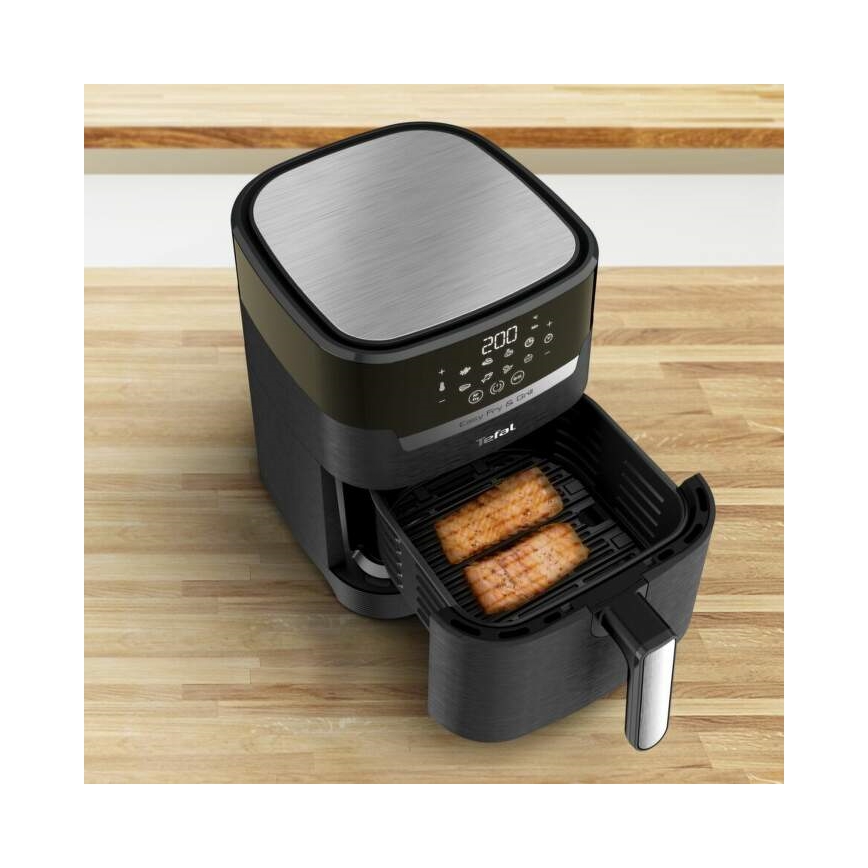 Tefal - Фритюрница 4,2 л EASY FRY&GRILL 2в1 1550W/230V черный