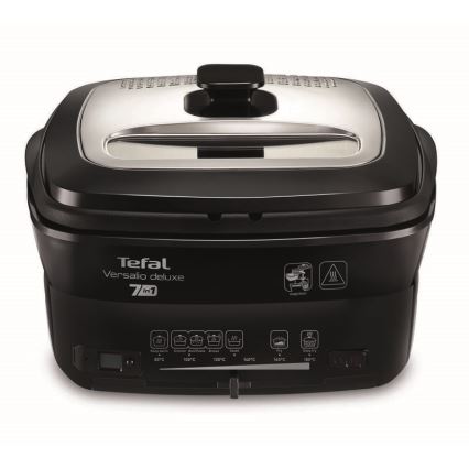 Tefal - Фритюрниця 2 л VERSALION DE LUXE 7в1 1600W/230V чорний