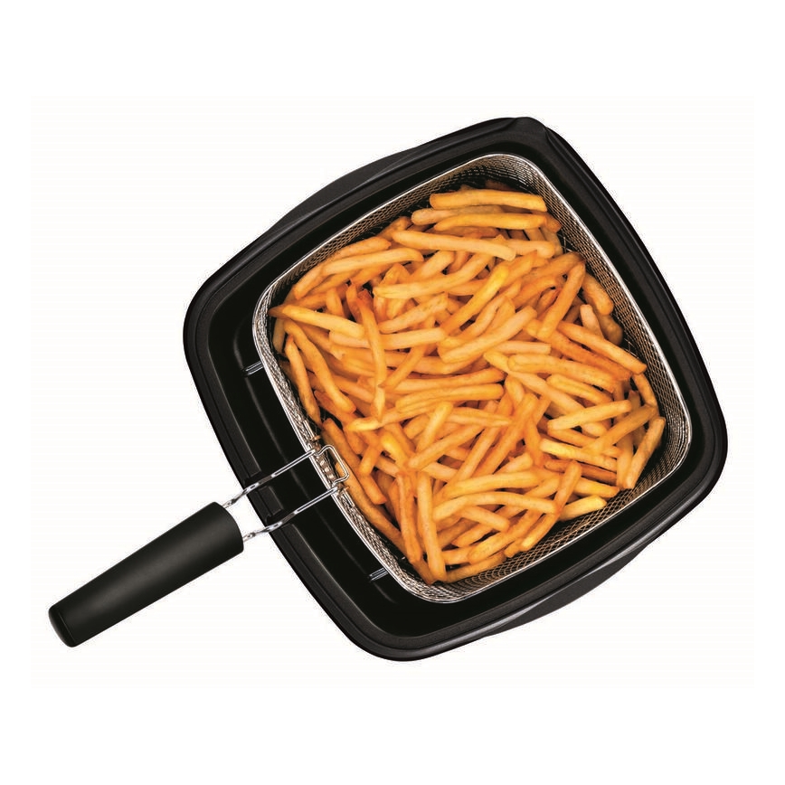 Tefal - Фритюрниця 2 л VERSALION DE LUXE 7в1 1600W/230V чорний