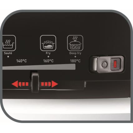 Tefal - Фритюрниця 2 л VERSALION DE LUXE 7в1 1600W/230V чорний