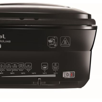 Tefal - Фритюрниця 2 л VERSALION DE LUXE 7в1 1600W/230V чорний