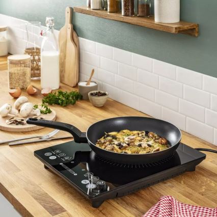 Tefal - Індукційна плита EVERYDAY SLIM 2100W/230V чорний