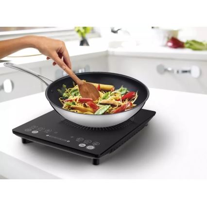 Tefal - індукційна плитка EVERYDAY SLIM 2100 Вт/230 В, чорна