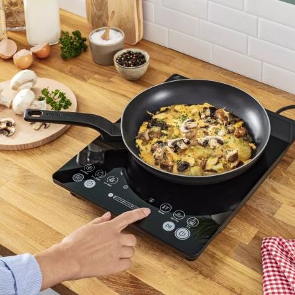 Tefal - Индукционная варочная панель EVERYDAY SLIM 2100W/230V черный