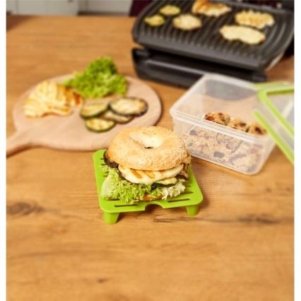 Tefal - Ланч-бокс бутербродница 1,3 л MASTER SEAL TO GO зеленый