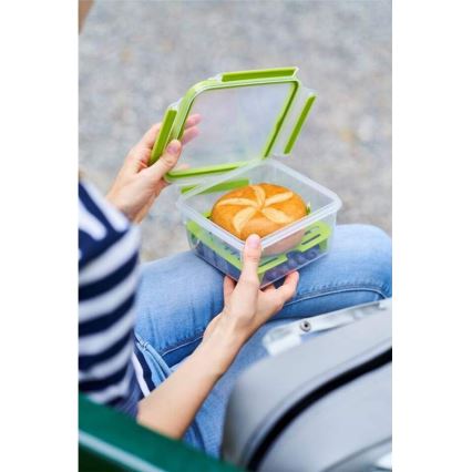 Tefal - Ланч-бокс бутербродница 1,3 л MASTER SEAL TO GO зеленый