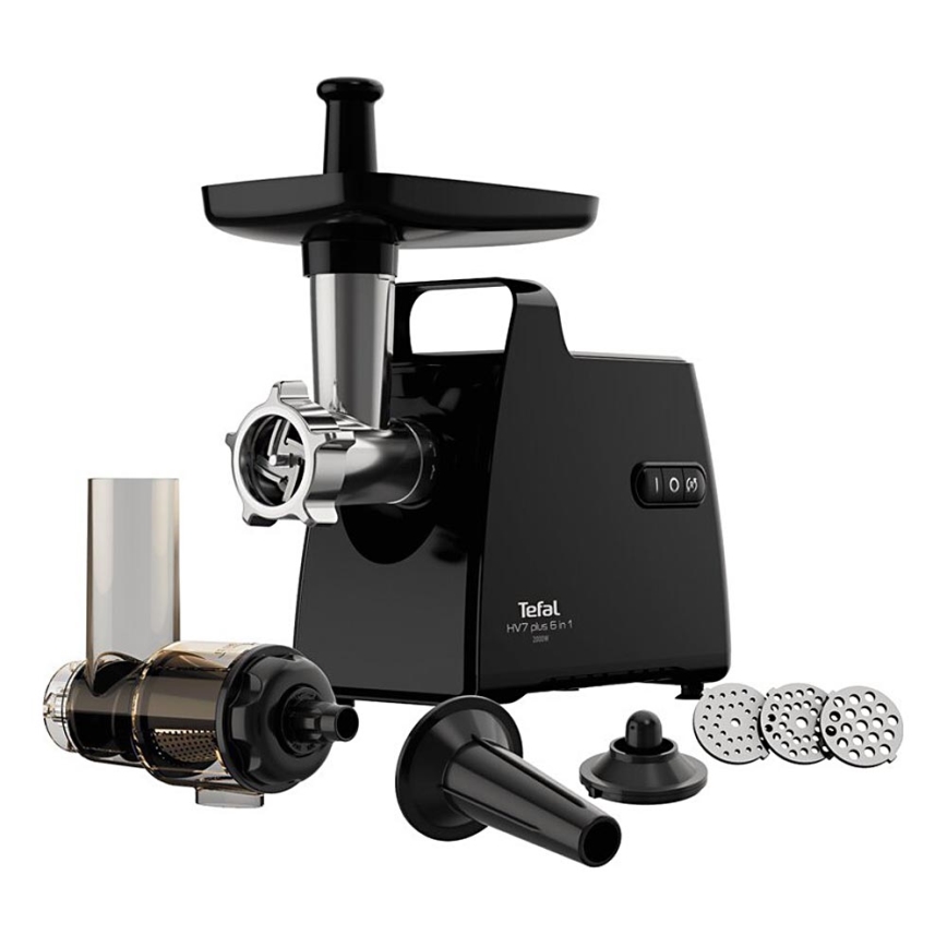 Tefal - М'ясорубка 6в1 2000W/230V чорний