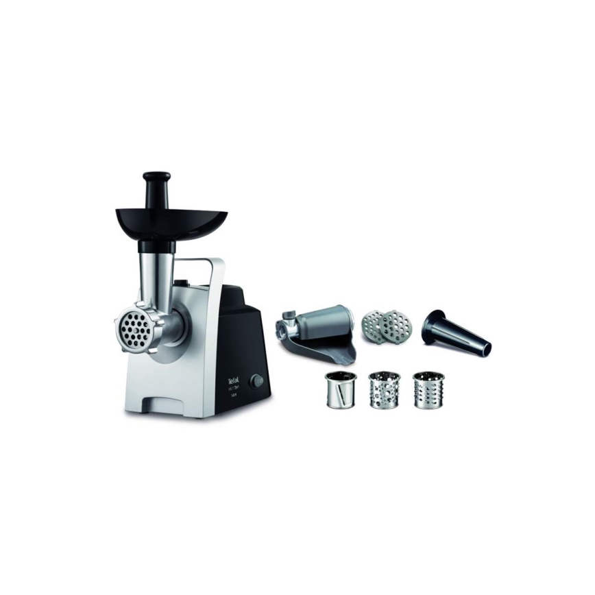 Tefal - М'ясорубка 7в1 1400W/230V чорний/срібний