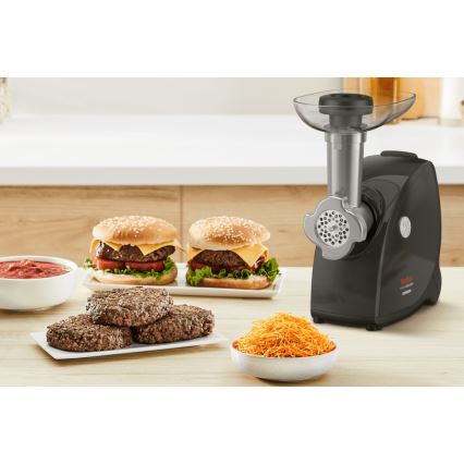 Tefal - М'ясорубка 9в1 2000W/230V чорний