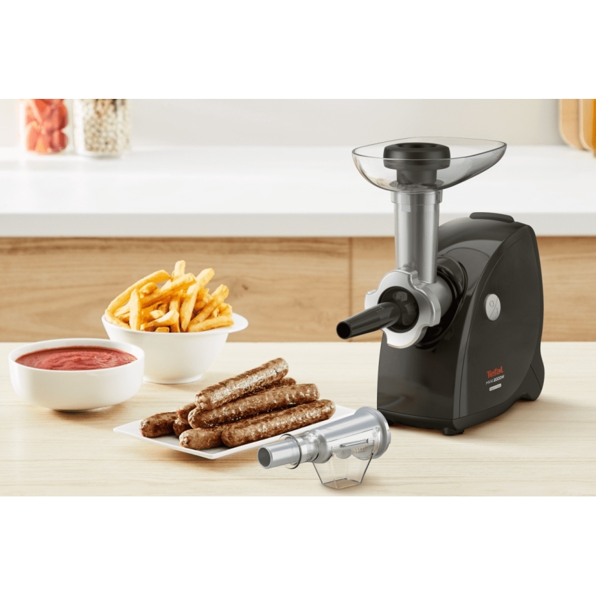 Tefal - М'ясорубка 9в1 2000W/230V чорний