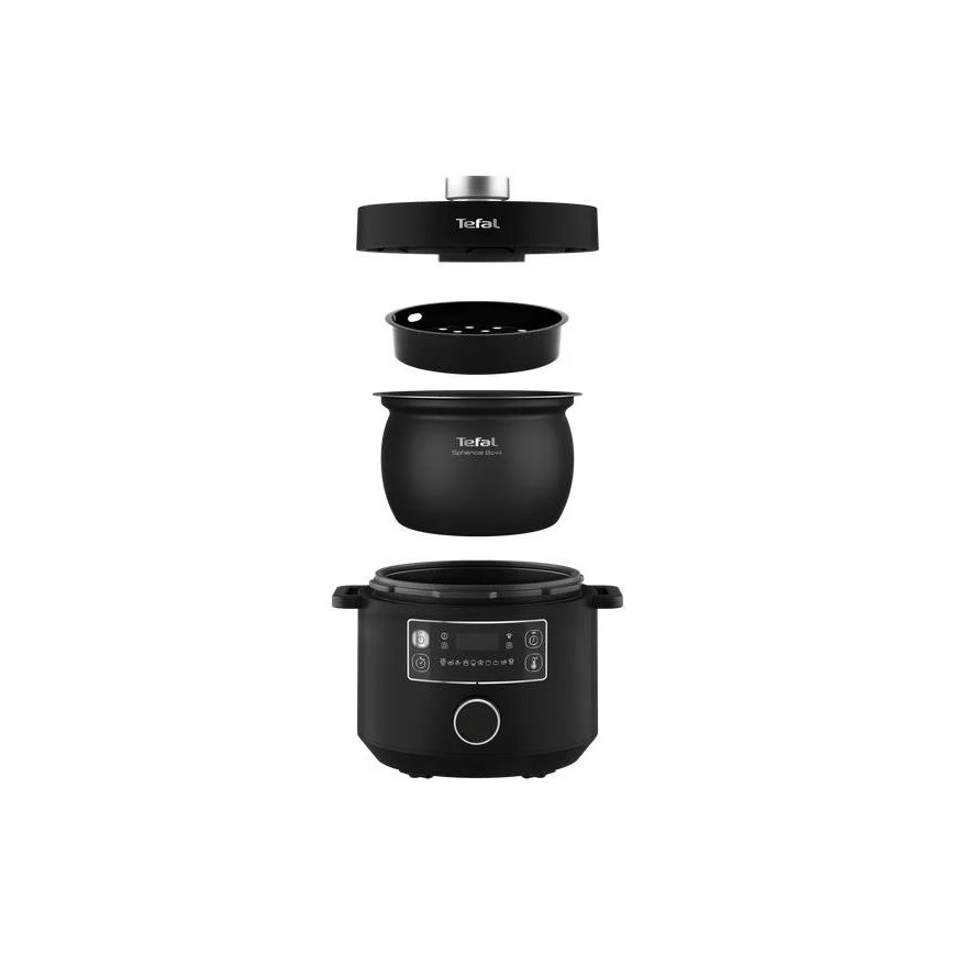 Tefal - Многофункциональная электрическая кастрюля TURBO CUISINE 4,8 л 1090W/230V черный