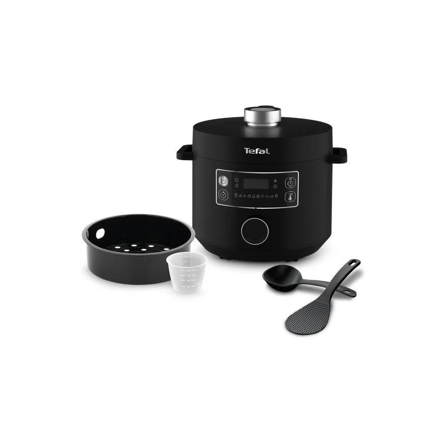 Tefal - Многофункциональная электрическая кастрюля TURBO CUISINE 4,8 л 1090W/230V черный
