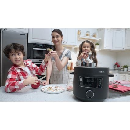 Tefal - Многофункциональная электрическая кастрюля TURBO CUISINE 4,8 л 1090W/230V черный