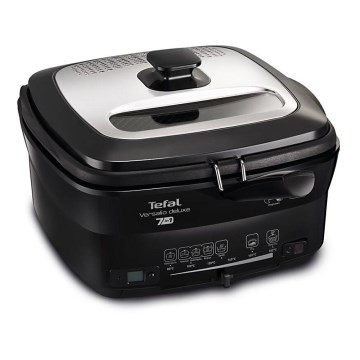 Tefal - Мультипечь 2 л VERSALION DE LUXE 7в1 1600W/230V черный