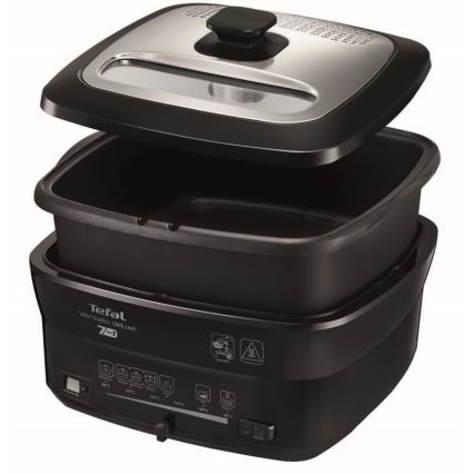 Tefal - Мультипечь 2 л VERSALION DE LUXE 7в1 1600W/230V черный