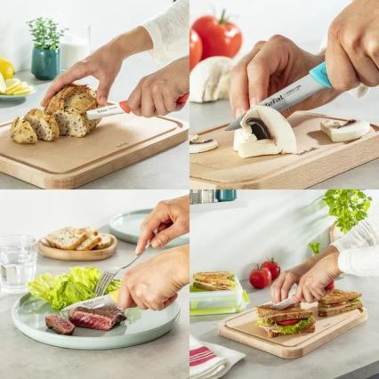 Tefal - Набір з 3-х ножів з нержавіючої сталі COLORFOOD