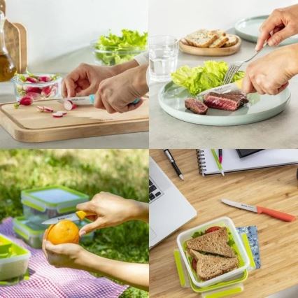 Tefal - Набір з 3-х ножів з нержавіючої сталі COLORFOOD