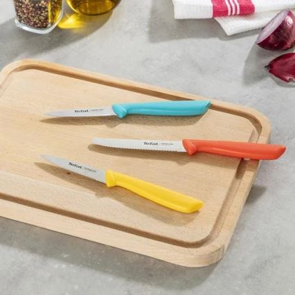 Tefal - Набір з 3-х ножів з нержавіючої сталі COLORFOOD