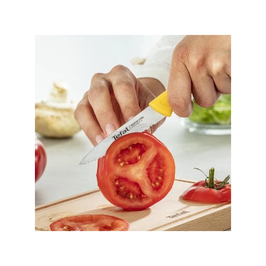 Tefal - Набір з 3-х ножів з нержавіючої сталі COLORFOOD