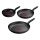 Tefal - набір із 3 сковорідок DARK ESSENTIAL