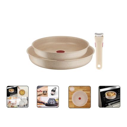 Tefal - Набір із 3 сковорідок INGENIO DELIGHT