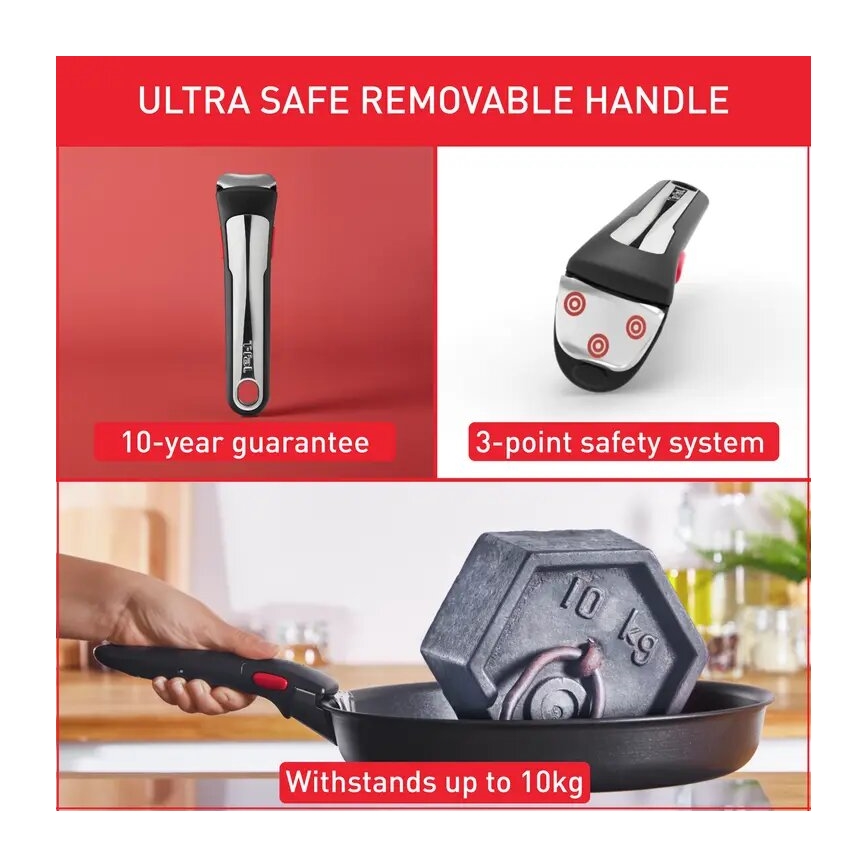 Tefal - Набір посуду 13 шт. INGENIO PREFERENCE ON нержавіюча сталь