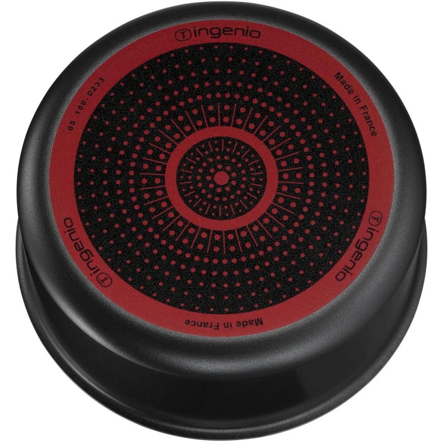 Tefal - Набір посуду 3 шт. INGENIO EASY COOK & CLEAN BLACK