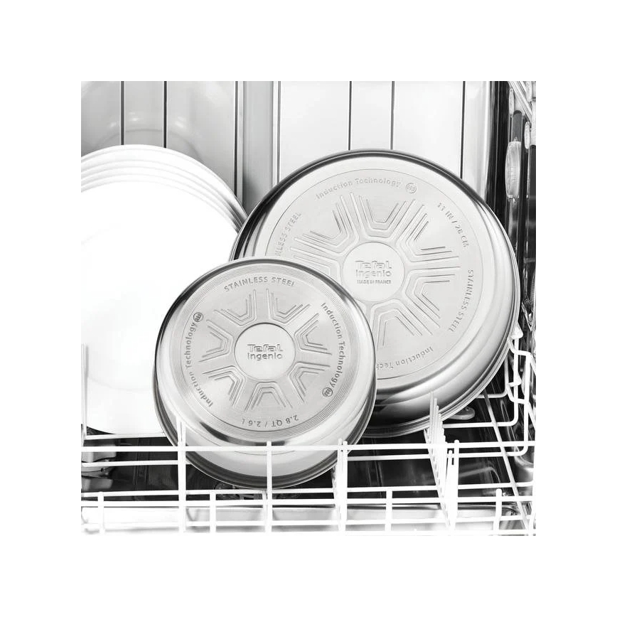 Tefal - Набір посуду 4 шт. INGENIO EMOTION з нержавіючої сталі