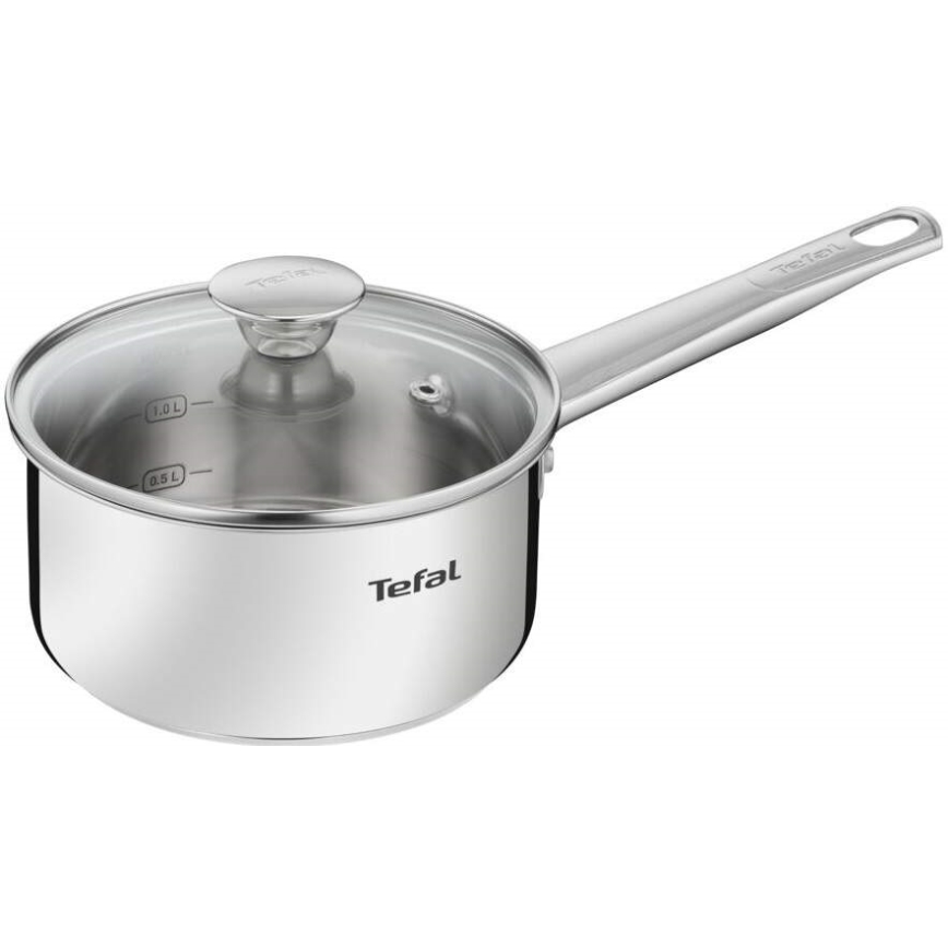 Tefal - Набір посуду 9 шт. COOK EAT з нержавіючої сталі