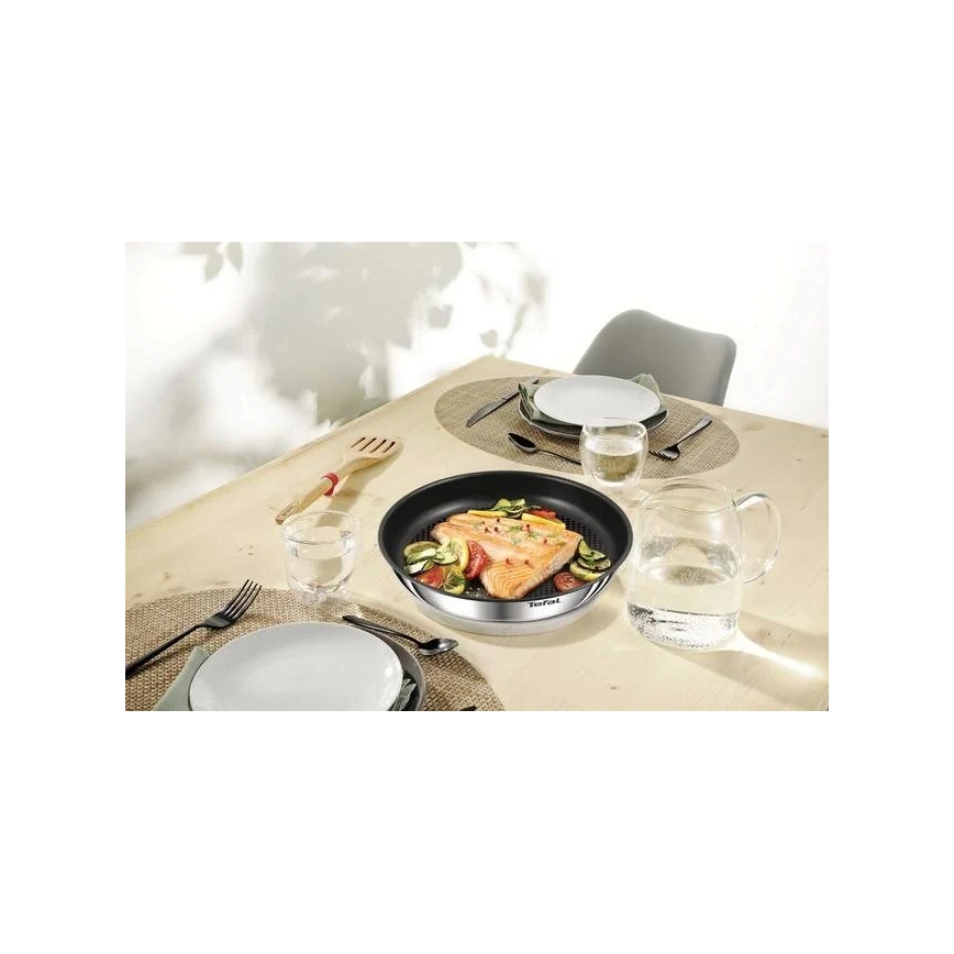 Tefal - Набір столового посуду 10 шт. INGENIO EMOTION нержавіюча сталь