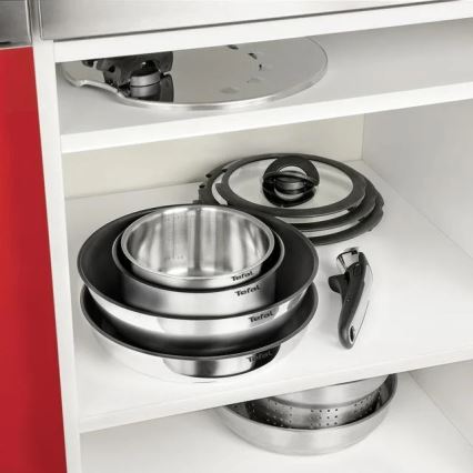 Tefal - Набір столового посуду 10 шт. INGENIO EMOTION нержавіюча сталь