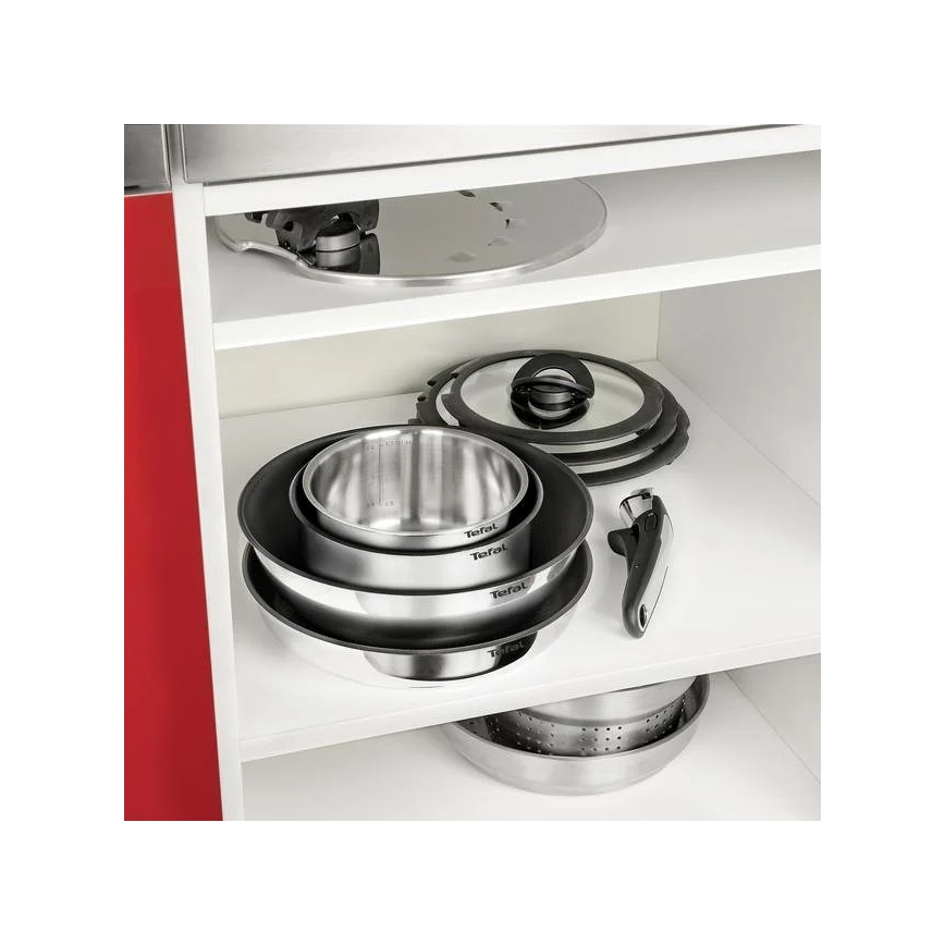 Tefal - Набір столового посуду 10 шт. INGENIO EMOTION нержавіюча сталь