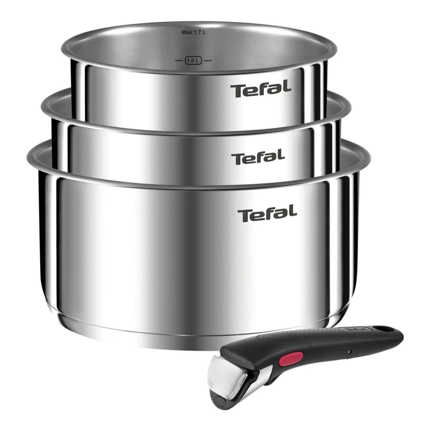 Tefal - Набір столового посуду 4 шт. INGENIO EMOTION нержавіюча сталь