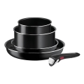 Tefal - Набір столового посуду 5 шт. INGENIO EASY COOK & CLEAN BLACK